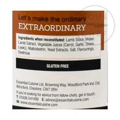 Essential Cuisine Lamb Glace, 600g New