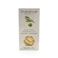 The Fine Cheese Co Extra Virgin Olive Oil & Sea Salt Crackers, 125g Clearance