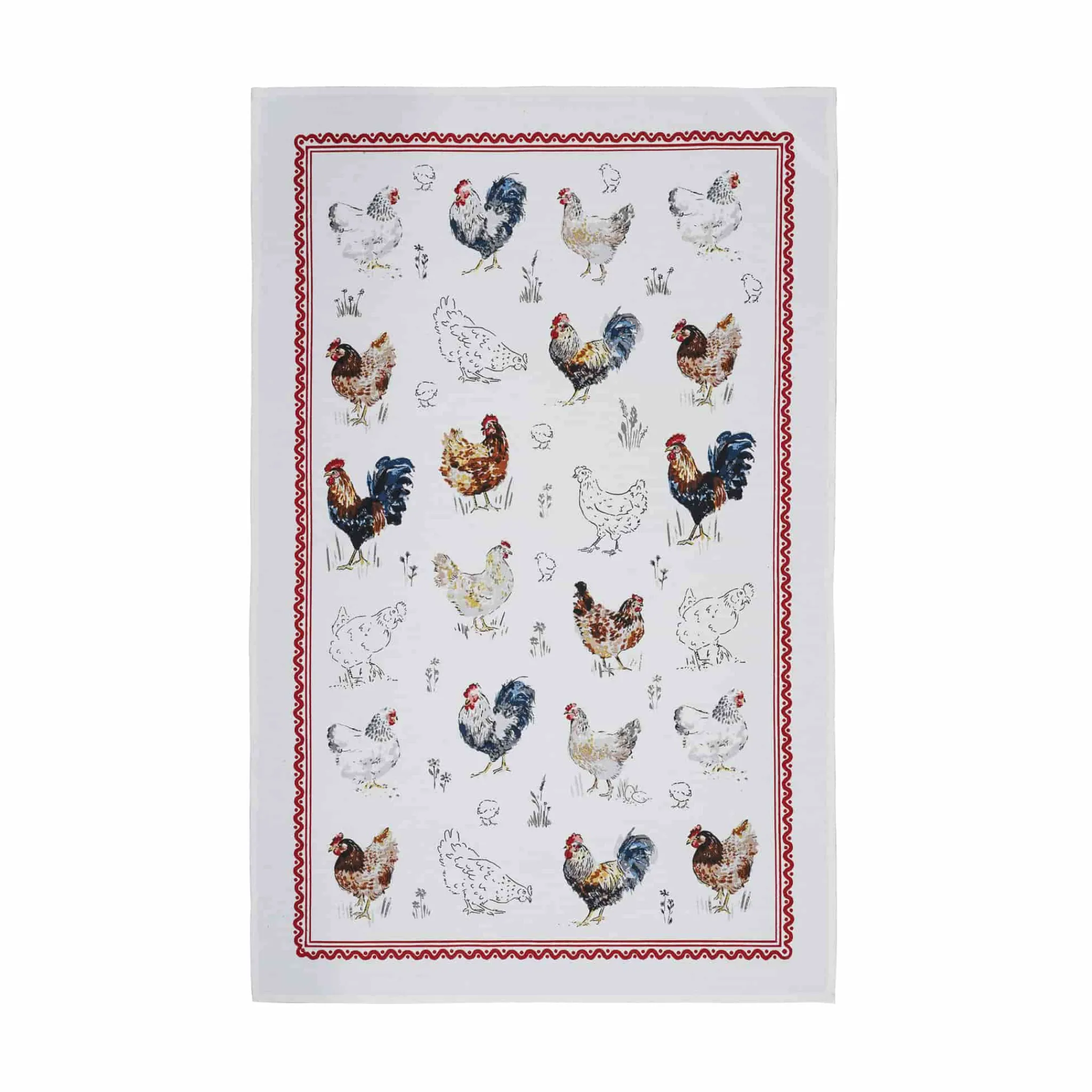 Ulster Weavers Farm Birds Cotton Tea Towel Discount