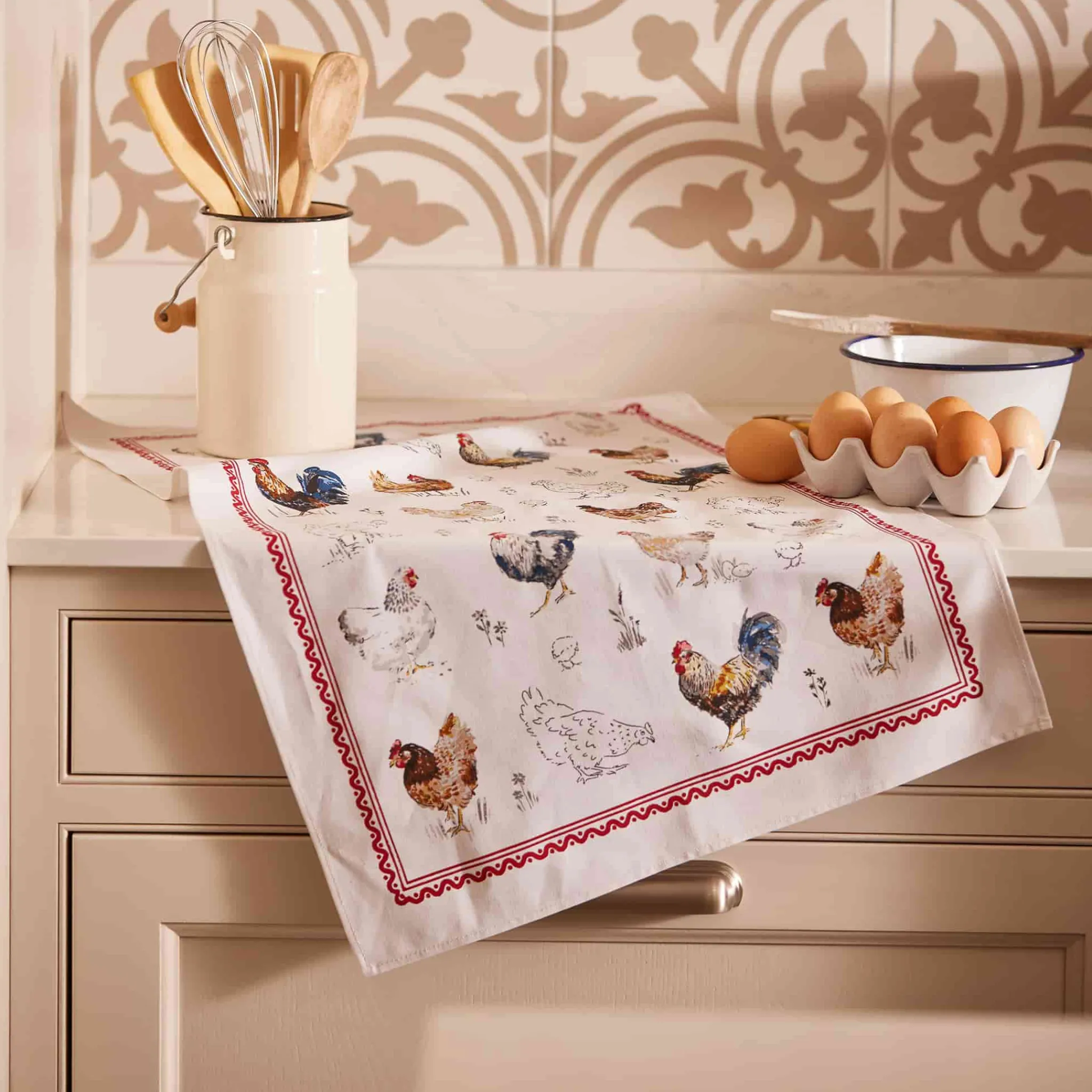 Ulster Weavers Farm Birds Cotton Tea Towel Discount