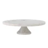 Bloomingville Fenya Star White Marble Cake Stand, 30cm Discount