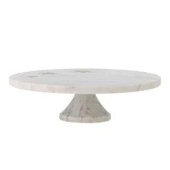 Bloomingville Fenya Star White Marble Cake Stand, 30cm Discount