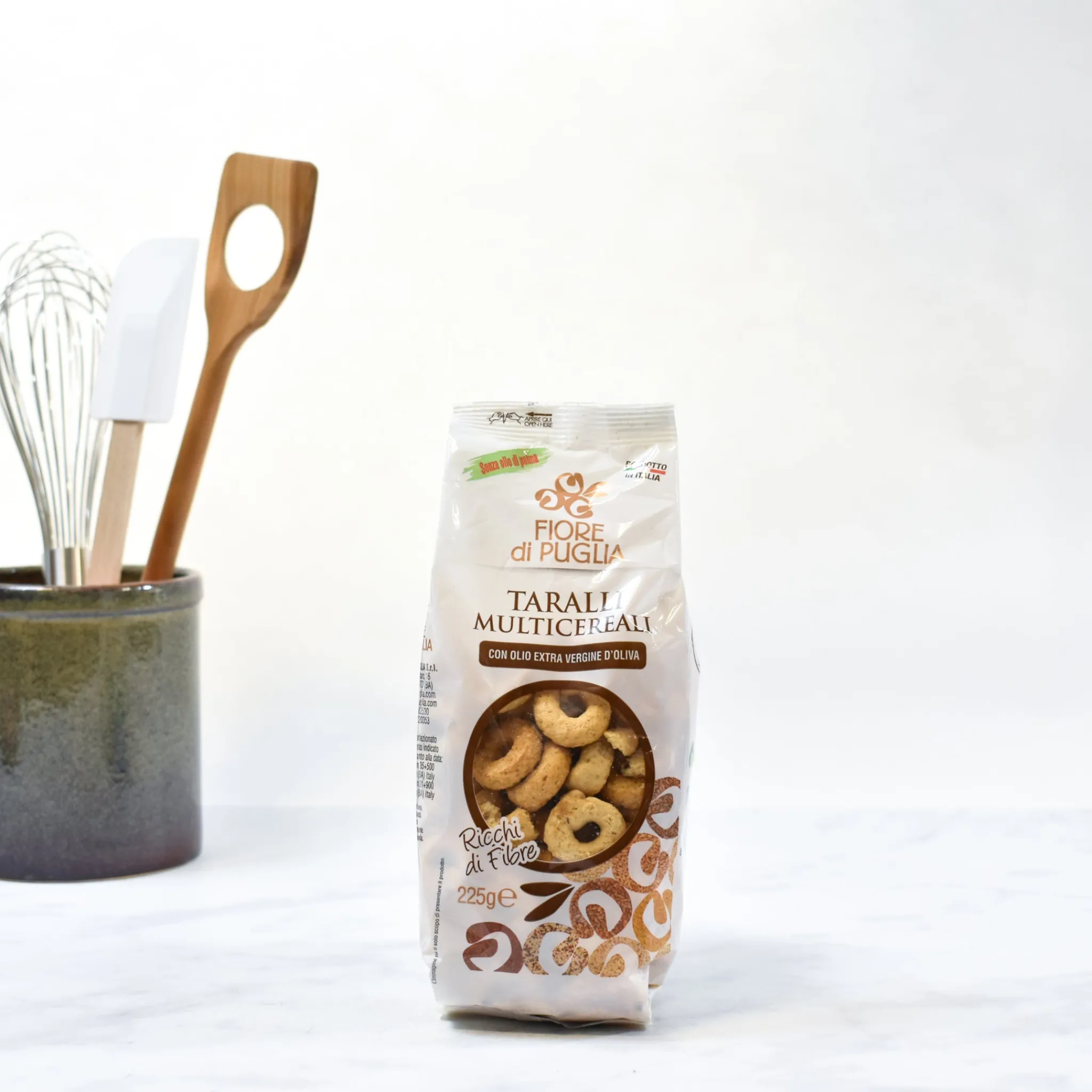 Fiore Di Puglia Taralli with Wholegrains, 225g Sale
