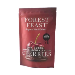 Forecast Feast Forest Feast Dark Chocolate Sour Cherries, 120g New