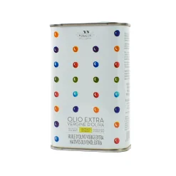 Frantoio Muraglia Extra Virgin Olive Oil in Polka Dot Tin, 250ml New