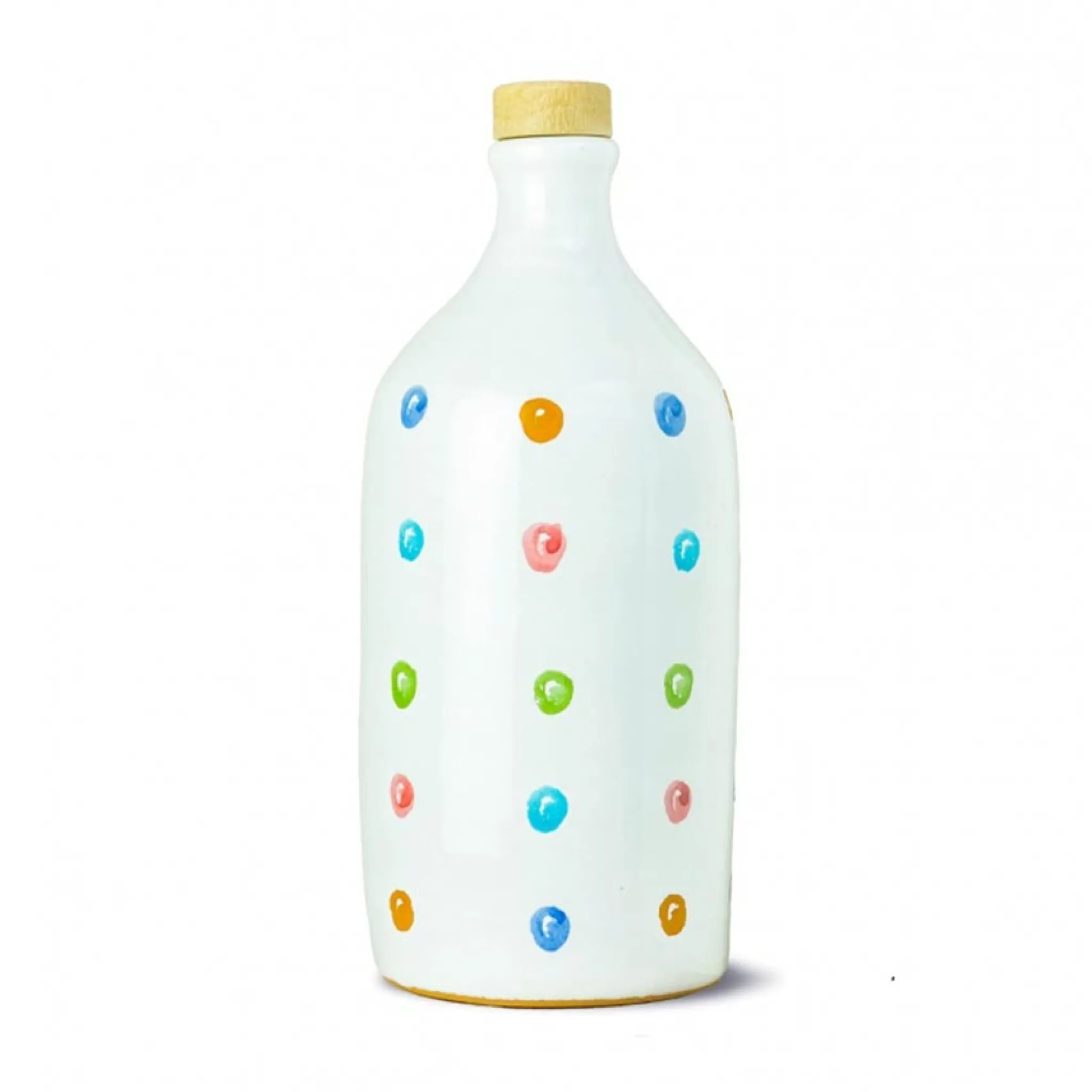 Frantoio Muraglia Medium Fruity Extra Virgin Olive Oil in Polka Dot Terracotta Bottle, 500ml Hot