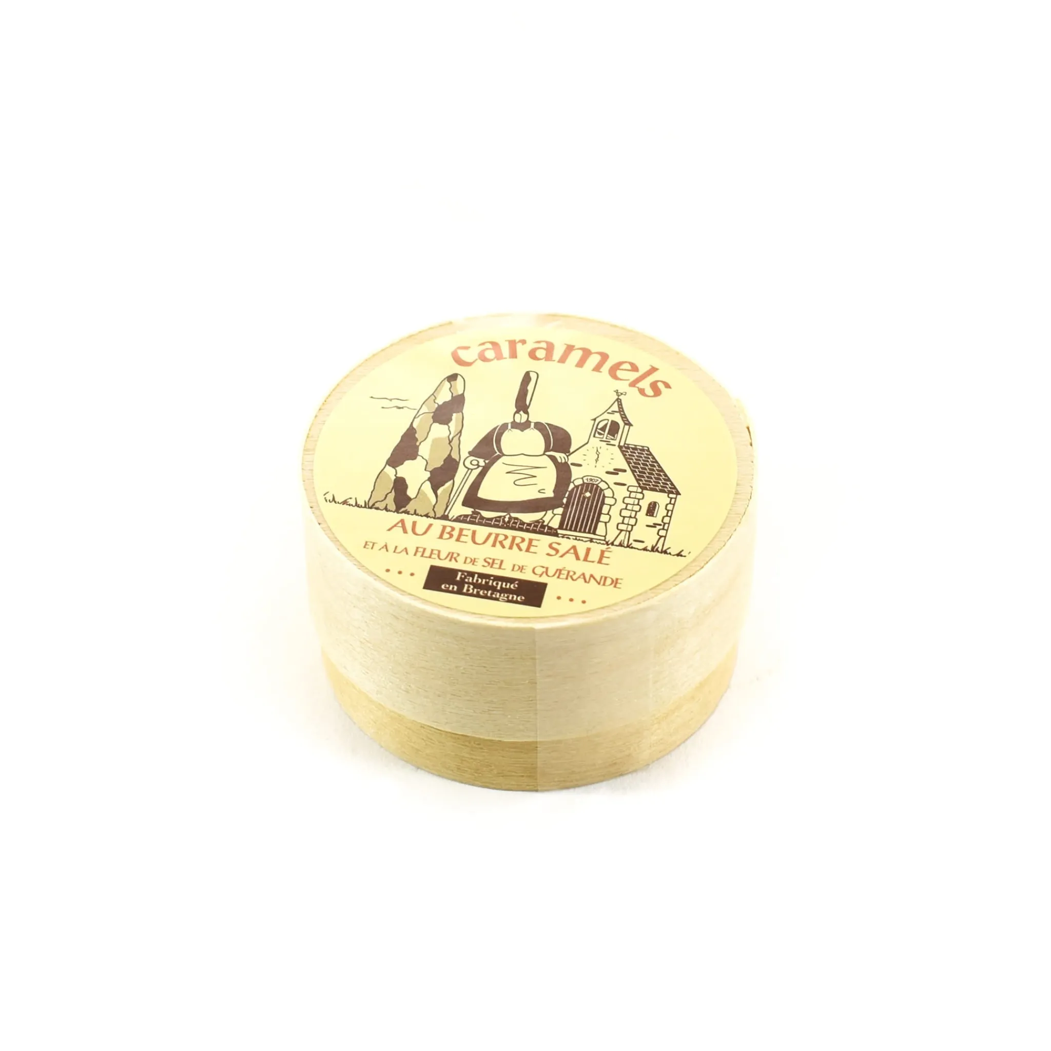 Maison D'Armorine French Salted Butter Caramels in Wooden Box, 50g