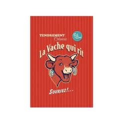 Coucke French Tea Towel - La Vache Qui Rit New