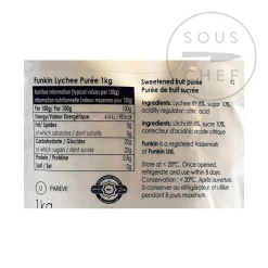 Funkin Lychee Puree, 1kg Hot