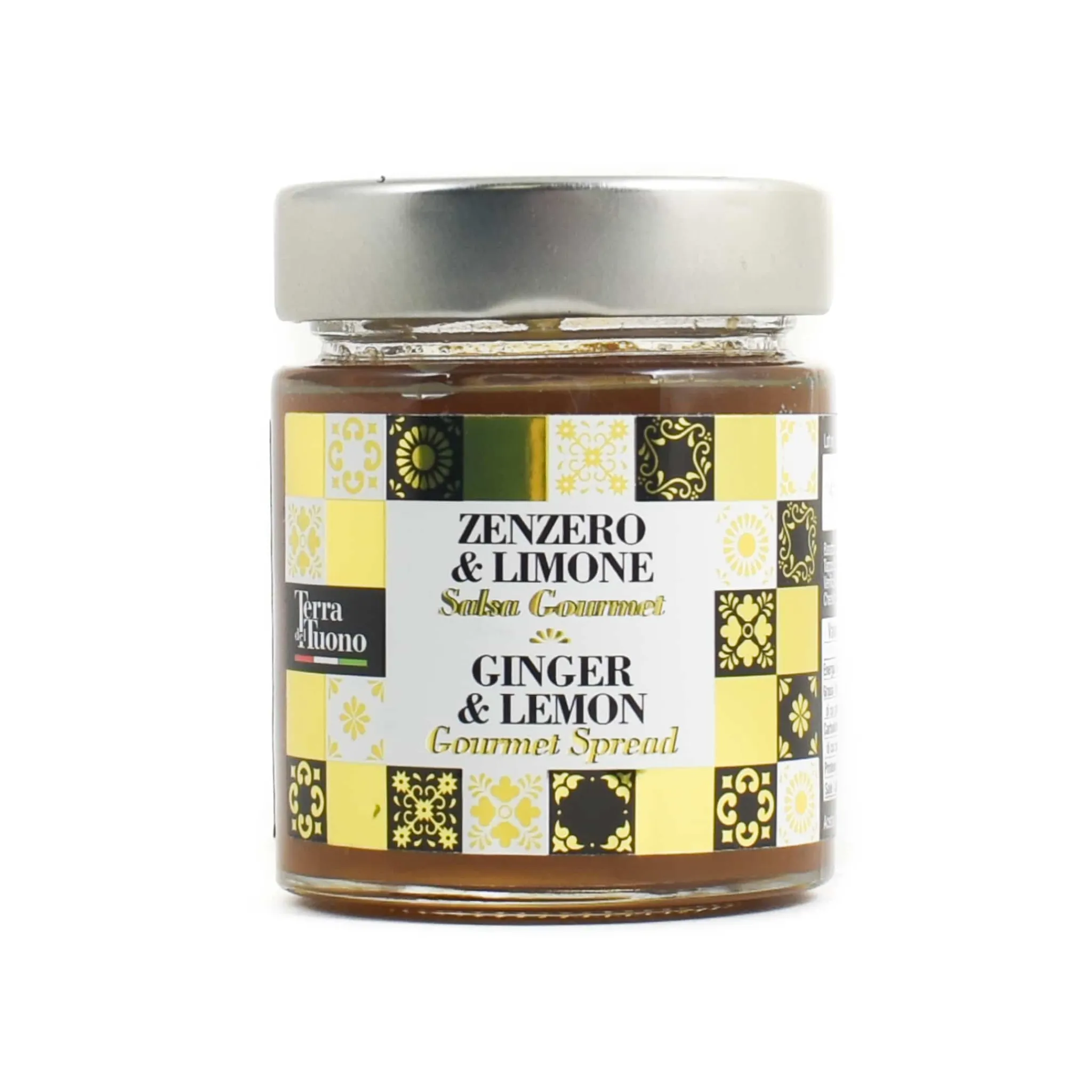 Terra Del Tuono Ginger and Lemon Gourmet Spread, 150g New