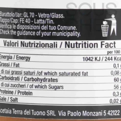 Terra Del Tuono Ginger and Lemon Gourmet Spread, 150g New