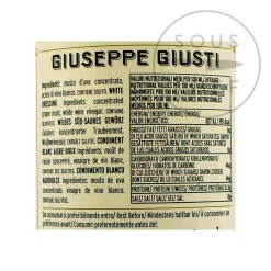 Giuseppe Giusti Giusti Sweet & Sour White Balsamic Condiment 5 Year Aged, 250ml Best