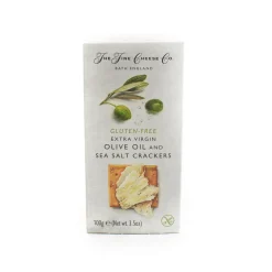 The Fine Cheese Co Gluten Free Extra Virgin Olive Oil & Sea Salt Crackers, 100g Sale