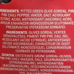 Triana Olivas Gordal Olives with Chilli, 580ml New