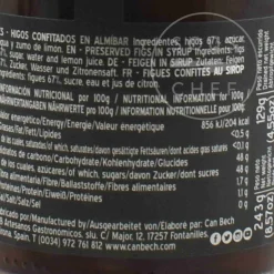 Can Bech Gourmet Confit Figs in Syrup, 285g New