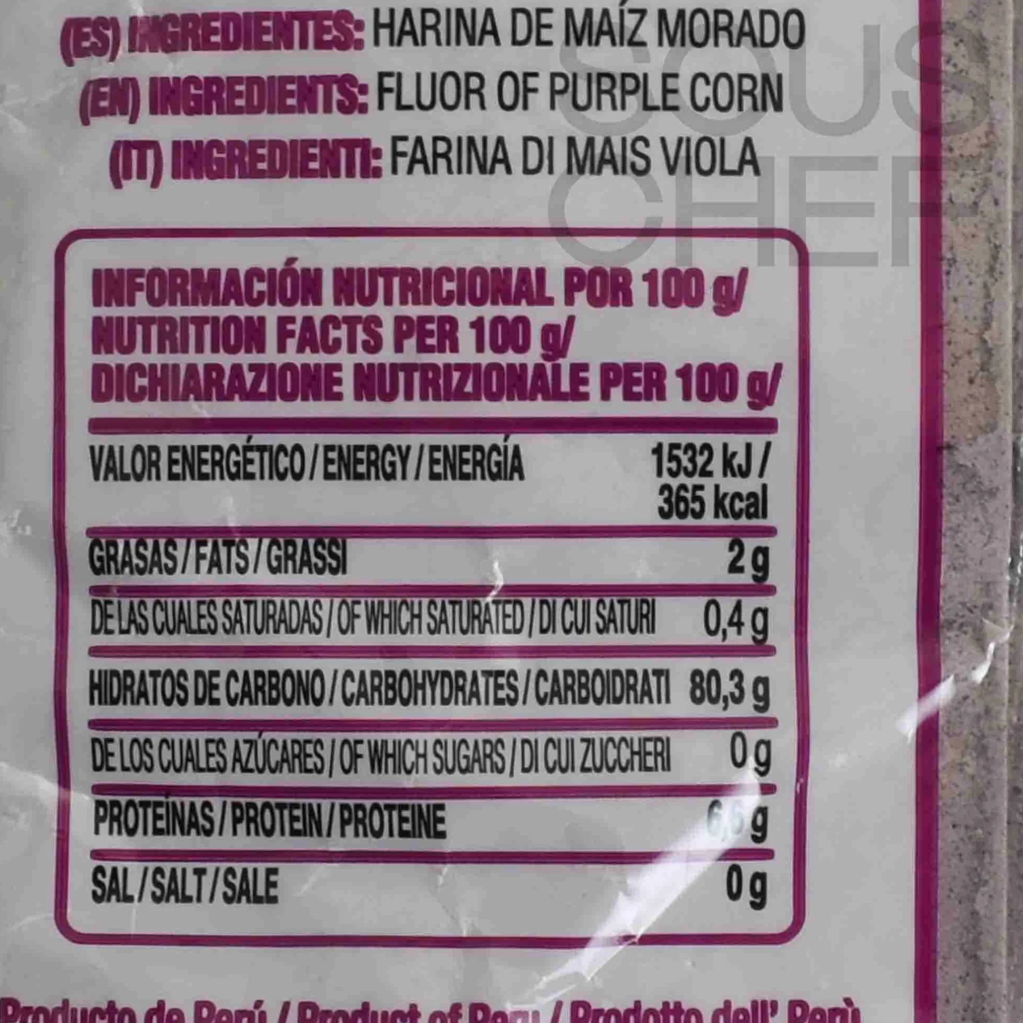 GOYA Purple Corn Flour, 400g New