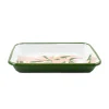 Kapka Green Marble Enamel Roasting & Serving Dish, 26cm Online