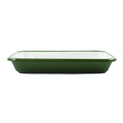 Kapka Green Marble Enamel Roasting & Serving Dish, 26cm Online
