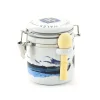 Halen Môn Halen Mon Pure Sea Salt in Watercolour Ceramic Jar, 100g Hot