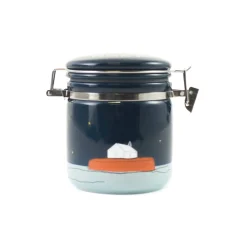 Halen Mon Pure Sea Salt in Blue Church-In-The-Sea Ceramic Jar, 100g Hot