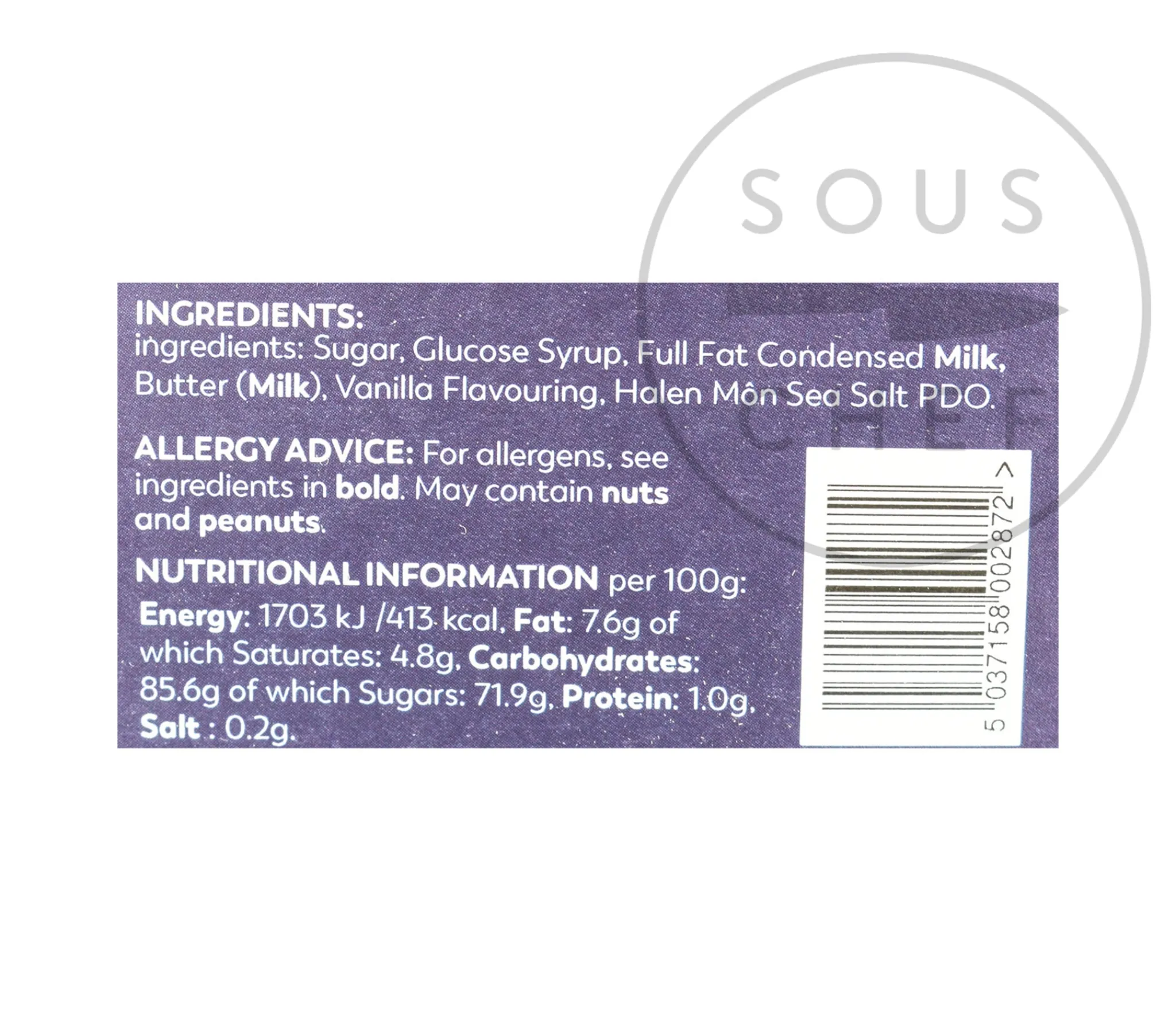 Halen Môn Halen Mon Salted Vanilla Fudge, 150g Sale