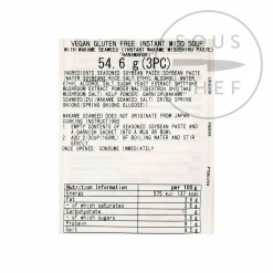 Hanamaruki Vegan Instant Miso Soup Wakame, 3 pack Best