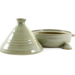 Sauerkraut Pots Handmade Glazed Stoneware Tagine, 23cm Clearance