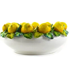 Tuscan Handmade Handmade Tuscan Lemon Bowl, 35cm New
