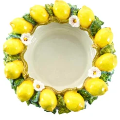 Tuscan Handmade Handmade Tuscan Lemon Bowl, 35cm New