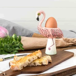 Hannah Turner Flamingo Egg Cup, 15cm Best