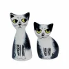 Hannah Turner Set of 2 Cat Salt & Pepper Shakers, 9.5cm Discount