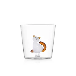 Ichendorf Milano Brown Tail Sitting Cat Tumbler, 300ml