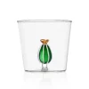 Ichendorf Milano Green Cactus with Flower Tumbler, 300ml Clearance