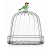 Ichendorf Milano Optic Bird Dish with Dome, 13x14cm Best