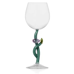 Ichendorf Milano Pink Fish and Seaweed Wine Glass, 350ml