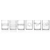 Ichendorf Milano Set of 6 Assorted Water Tumblers, Clear Online
