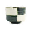 Kiji Stoneware & Ceramics Ichimatsu Matcha Bowl New