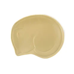 Kiji Stoneware & Ceramics Ivory Cat Japanese Side Plate, 17.5cm Best