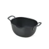 Aikata Japanese Iron Tempura Deep Frying Pot, 22cm