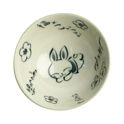 Emro Aziatica Japanese Kawaii Green Rabbit Rice Bowl, 14cm Sale
