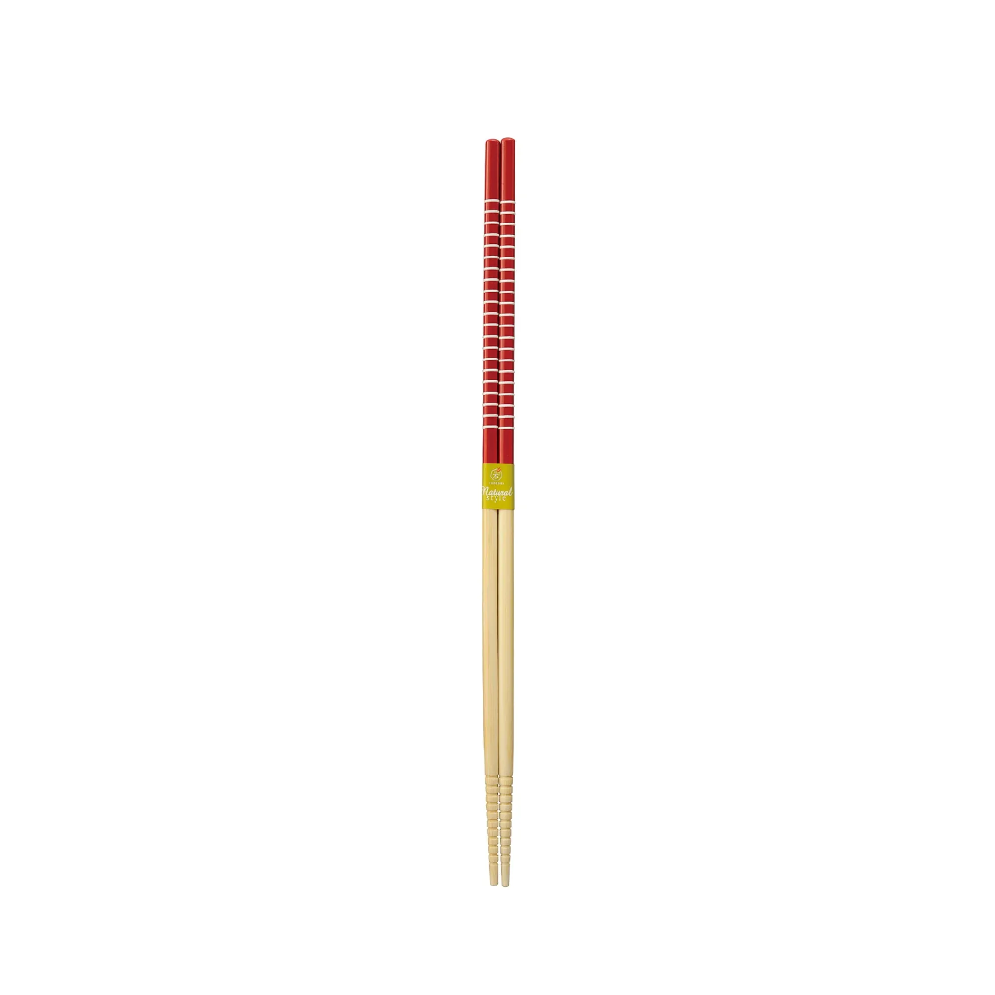 Kawai Co. Ltd Japanese Red Stripe Cooking Chopsticks, 33cm