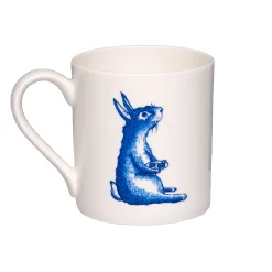 Jimbob Art Blue Rabbit with Macaroons Mug, 300ml Online