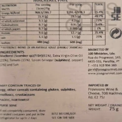 Jose Gourmet Mackerel Pate, 75g