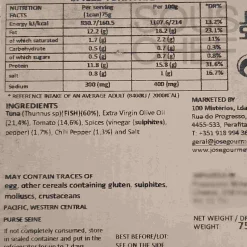 Jose Gourmet Spiced Tuna Pate, 75g New