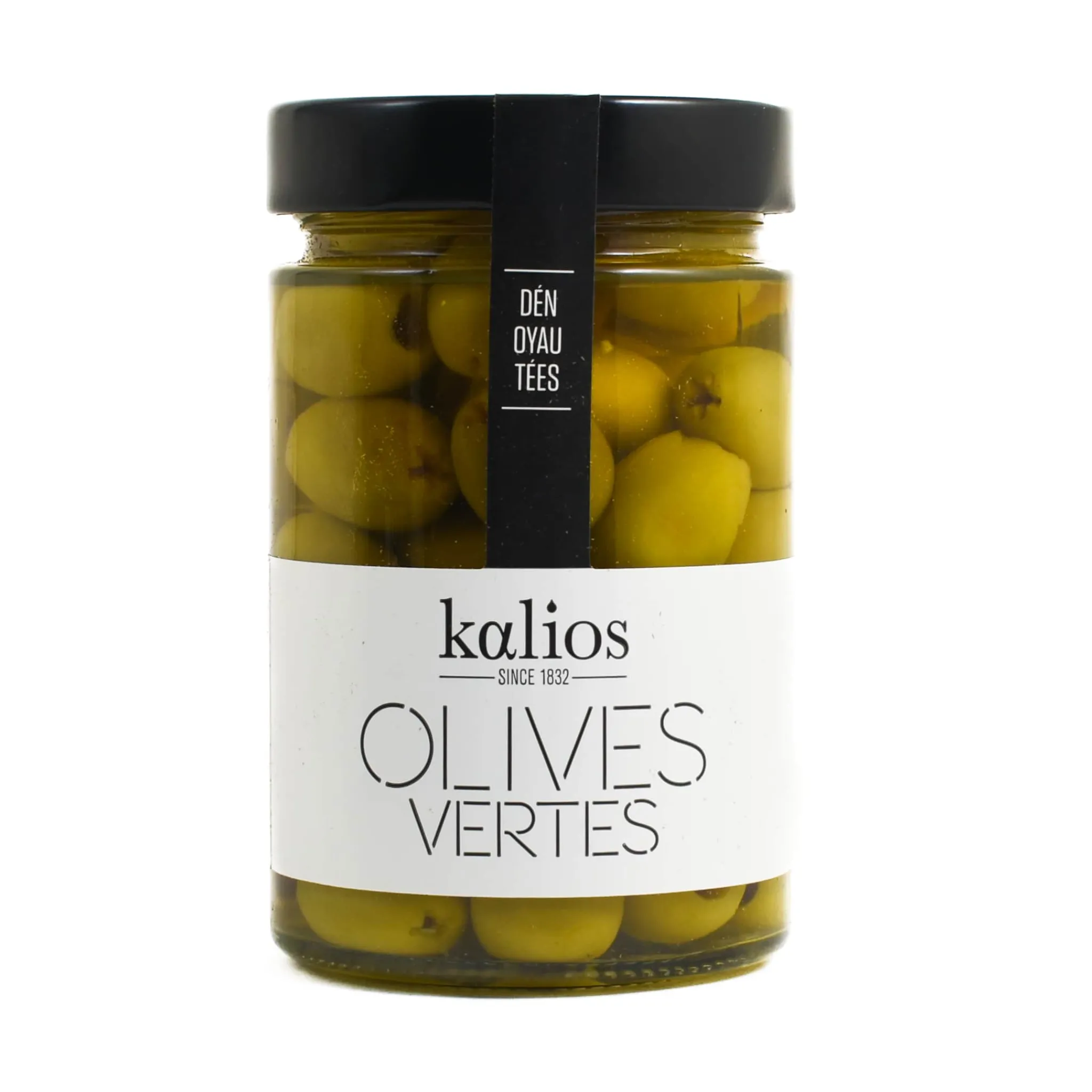 Kalios Chalkidiki Green Pitted Olives in Brine, 310g Outlet