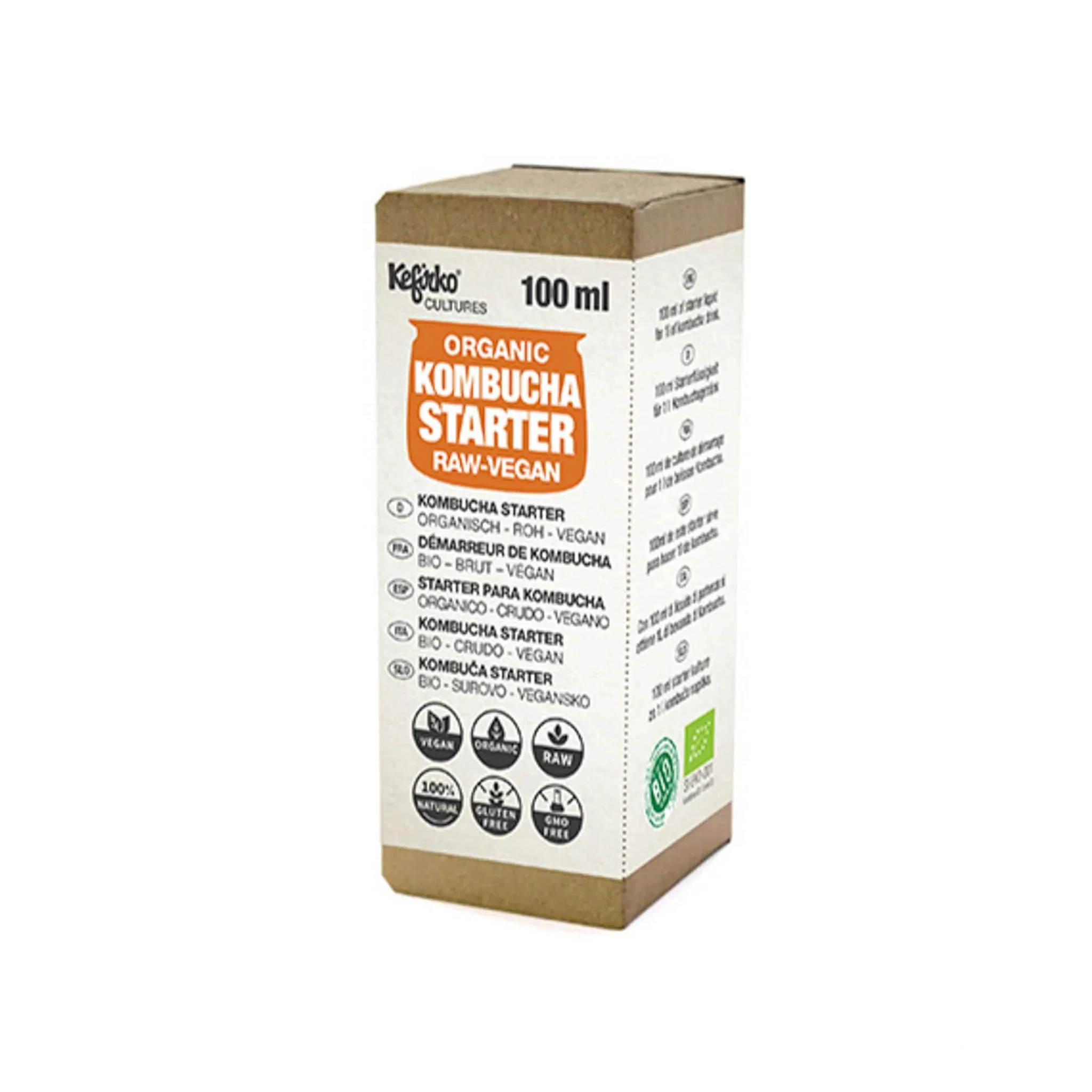 Kefirko Organic Kombucha Starter, 100ml New