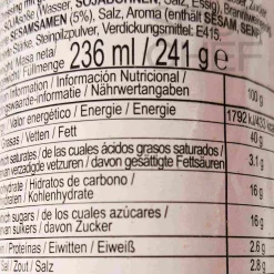 Kewpie Deep Roasted Sesame Dressing, 236ml New