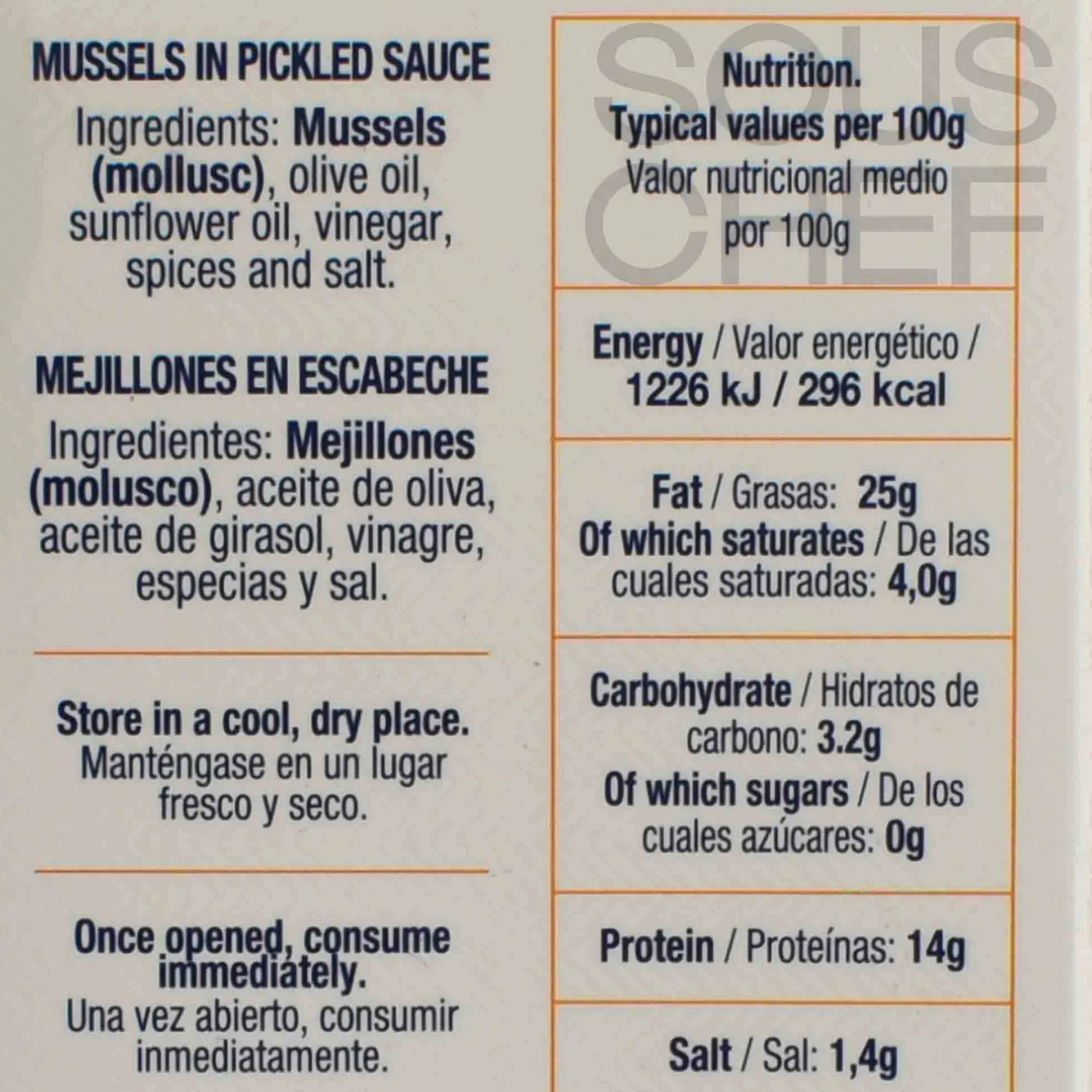 La Brújula La Brujula Galician Mussels in Escabeche, 110g Clearance