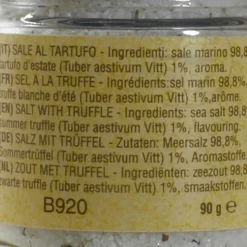 La Favorita Truffle Salt, 90g Hot