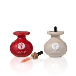 Ladolea Set of 2 Chilli & Garlic Infused Extra Virgin Olive Oil, 80ml Hot